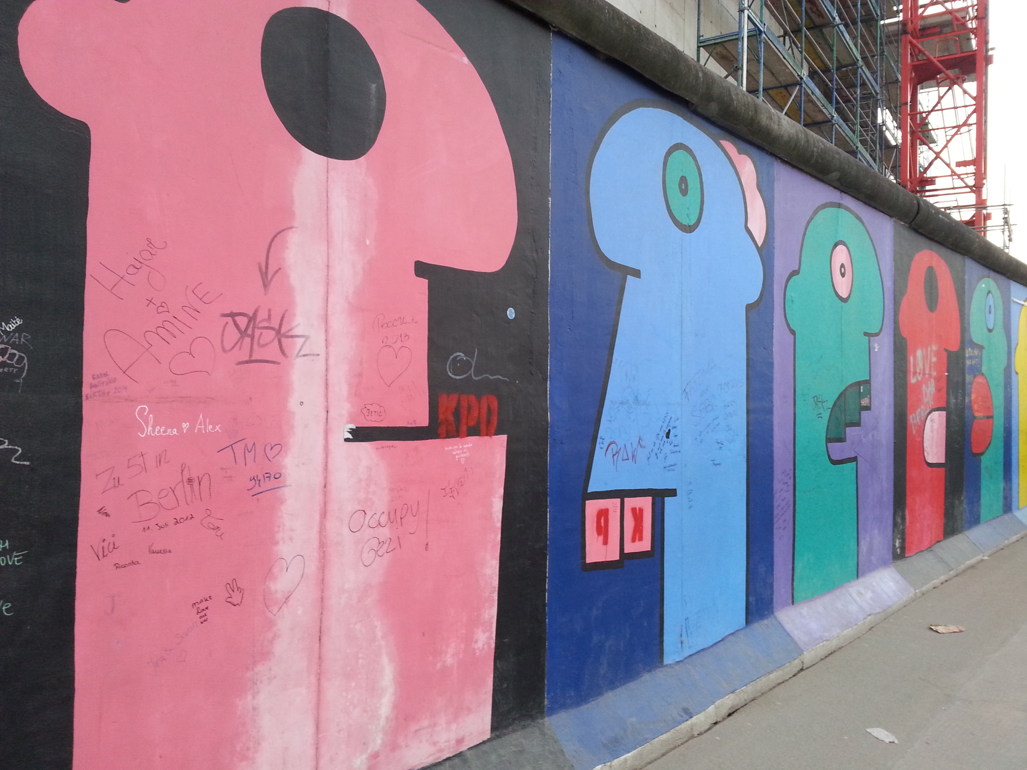 Berlin muro caras
